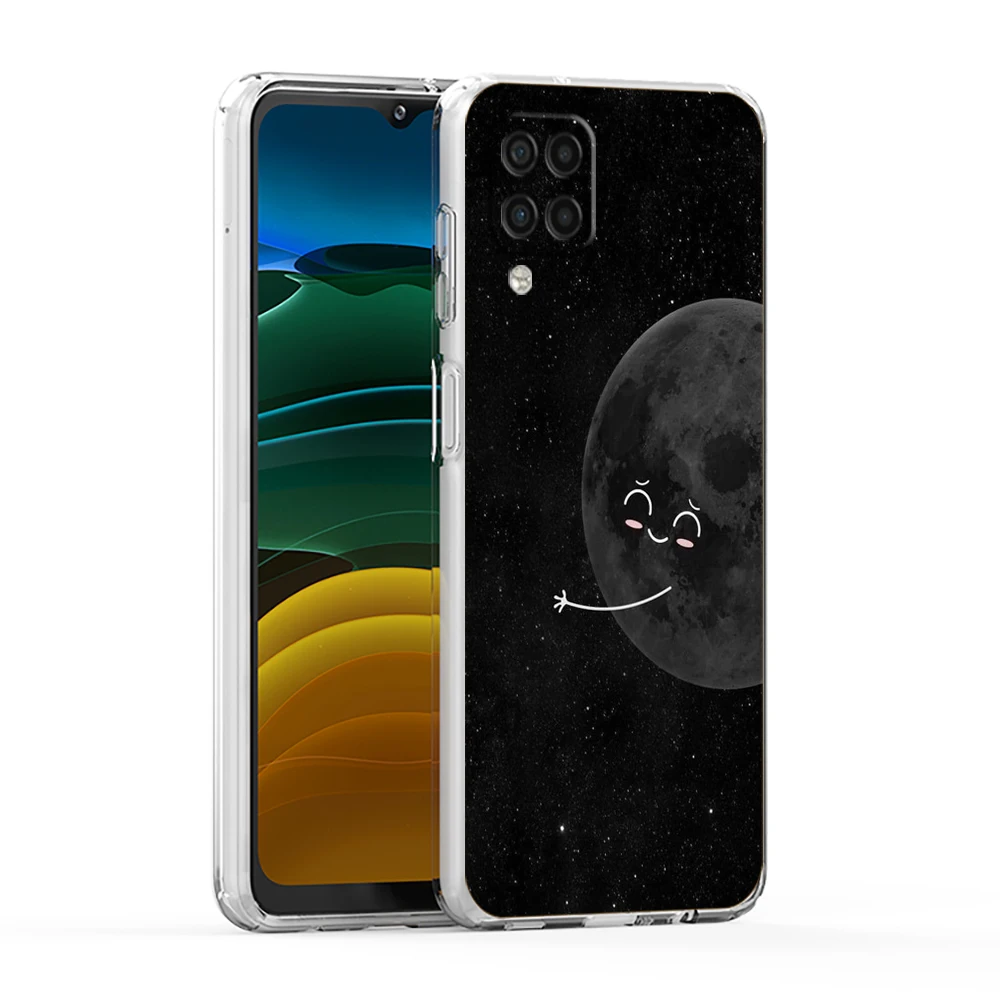 Couple Cartoon Sun & Moon Aesthetic Phone Case Cover