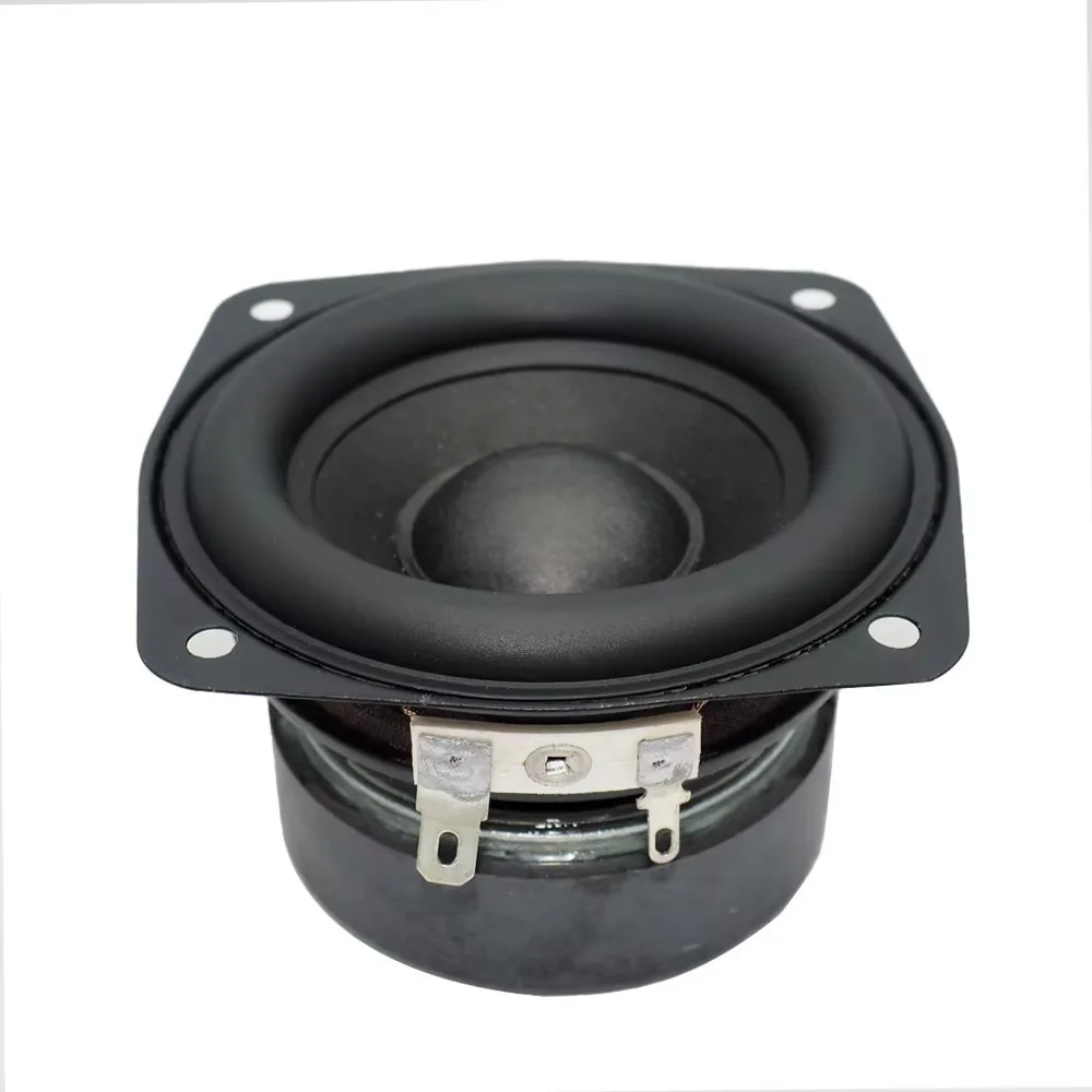Nouveau 2 pouces 3 pouces caisson de basses haut-parleur 4 Ohm 15W capuchon convexe haut-parleurs Audio basse carré Woofer bricolage bibliothèque haut-parleurs