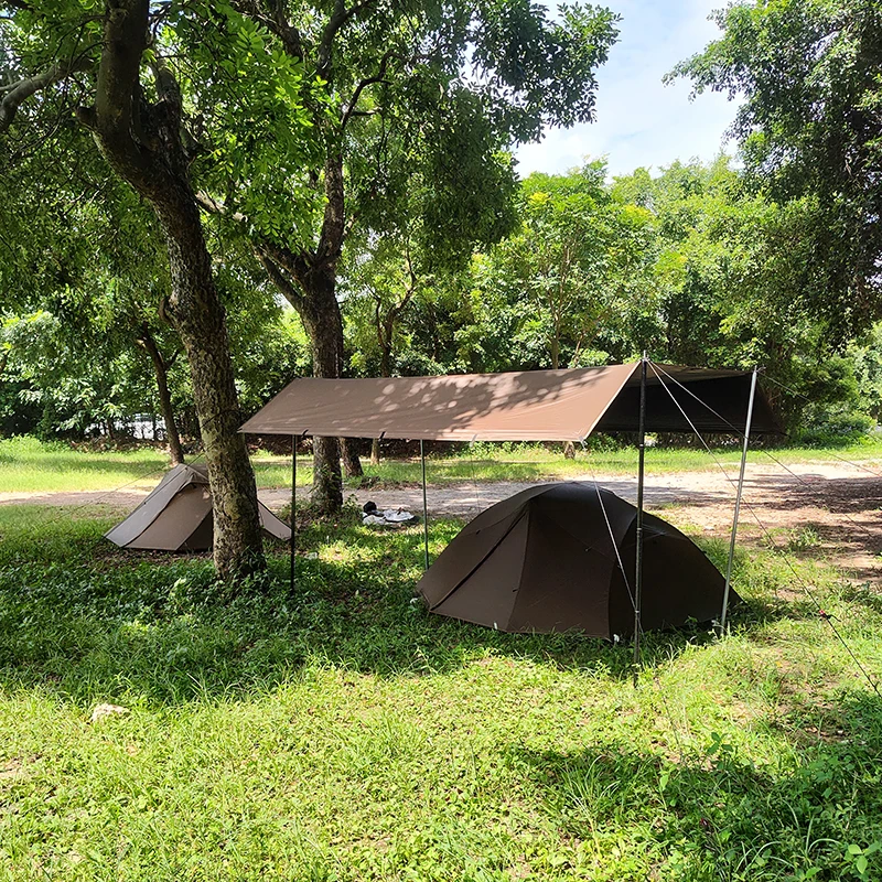 aricxi black coating tarp 8 / 19 hanging ponits 3x3m 4x4m outdoor camping sunshelter canopy