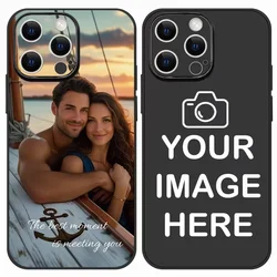 DIY Customizable Photo Soft Phone Case - Personalized Back Cover - iPhone 7 (Black)
