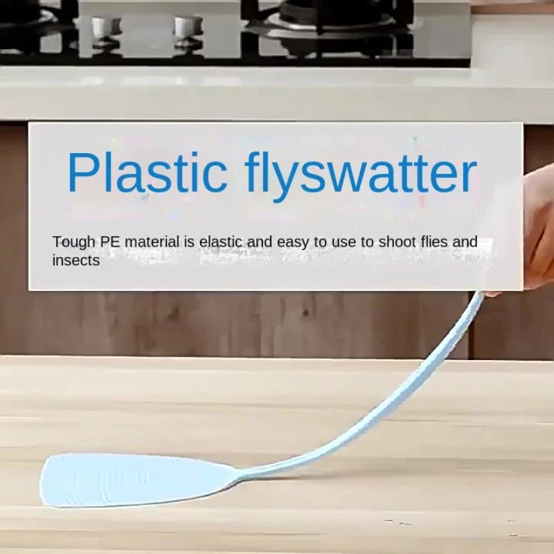 Manual Fly Swatter Home and Garden Swat Salt Gun to Kill Incept Pests Unbreakable Extended Household Glue Thickened Thick Long