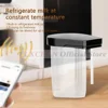 HomeWise AC-T6 Fully Automatic Coffee Maker 11 Type Fancy Coffee Electronic Refrigerated Milk Tank Latte Espresso Coffee Machine 4