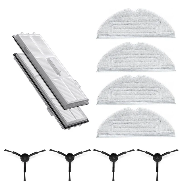 New Main Brush Hepa Filter Side Brush Mop Cloths for Roborock S8 S8
