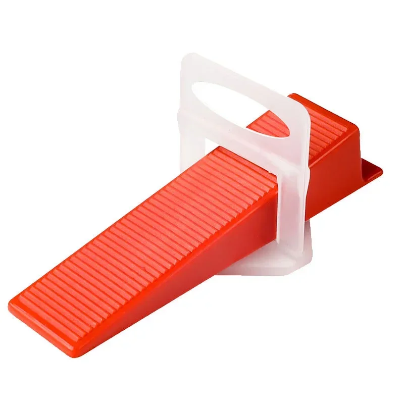 Tile Leveling Tools Tile Spacers Tile Leveling Clips 100PCS Red Plastic Wedges