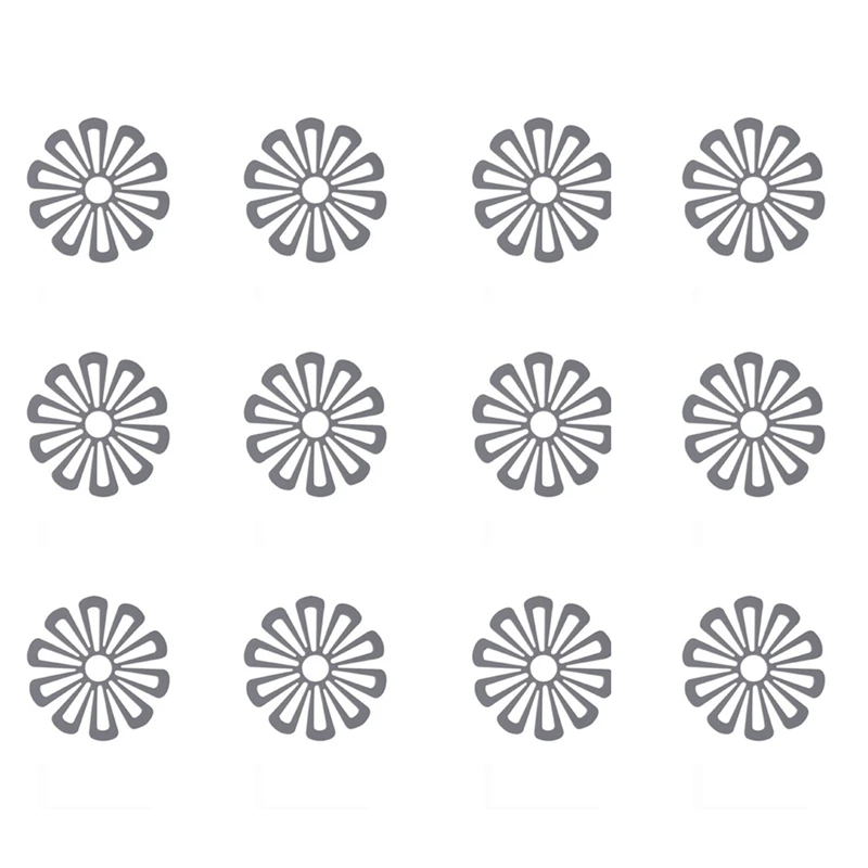 

BEAU-12Pcs Kitchen Pot Mat Flower Shape Pot Holders For Hot Pots And Pans Holder Coasters Hot Pad For Dishes