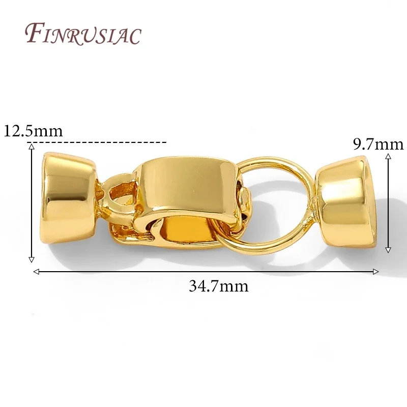 18K Gold Plated Bracelet Fasteners and Connectors