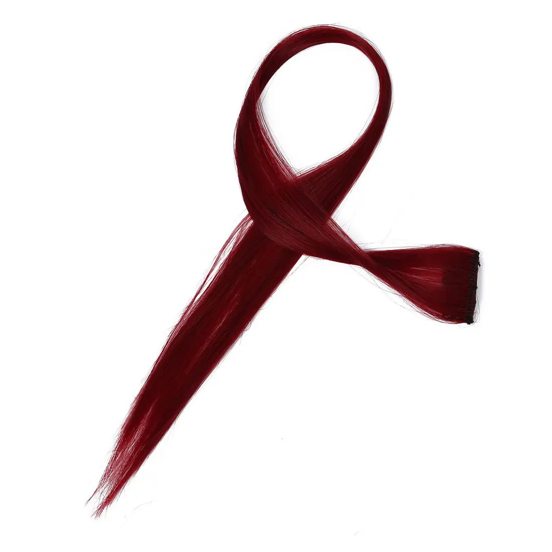 Рисунок 3 - Прямые накладные волосы на заколке