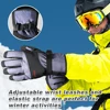Men Ski Gloves Winter Warm Windproof Waterproof Touch-Screen Fleece Non-slip Snowboard Snowmobile Cycling Skiing Gloves Women 6