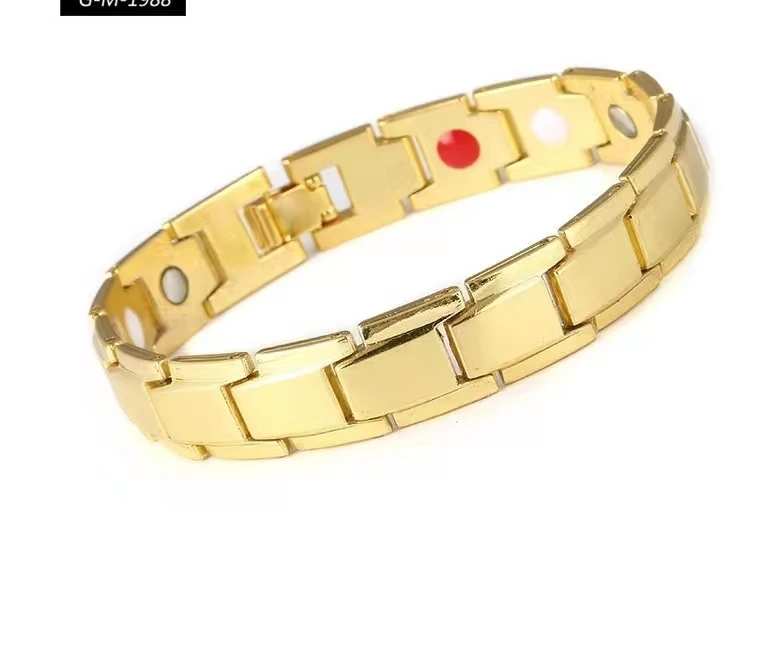 explosive detachable magnet bracelet European and American men's alloy couple magnetic bracelet