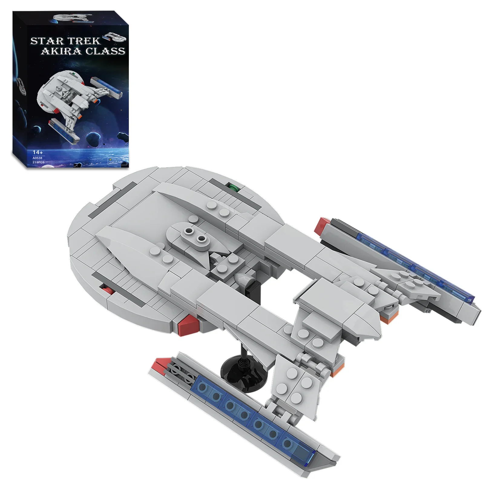 Star Spaceship Enterprise NCC-1701 Building Blocks Model Kit,Spaceship World Building Set for Child Adult(219PCS)