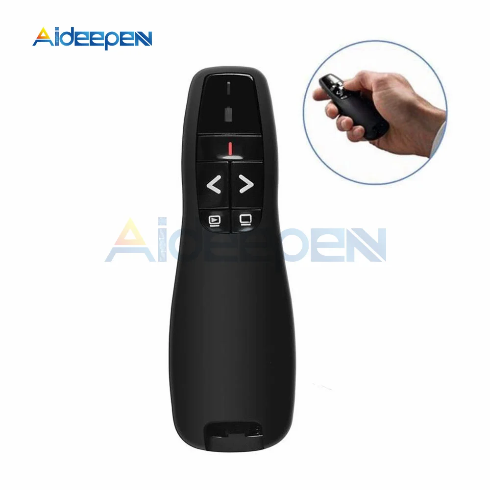 

2.4GHz Wireless USB Powerpoint Presentation PPT Flip Pen Pointer Clicker Presenter with Red Light Remote Control for Teacher
