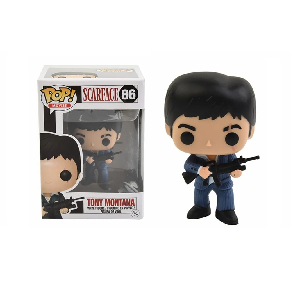 Movie collection Scarface Tony Montana #86 Vinyl Action Figure Model FunkoSeries Toys for Children Xmas Gift