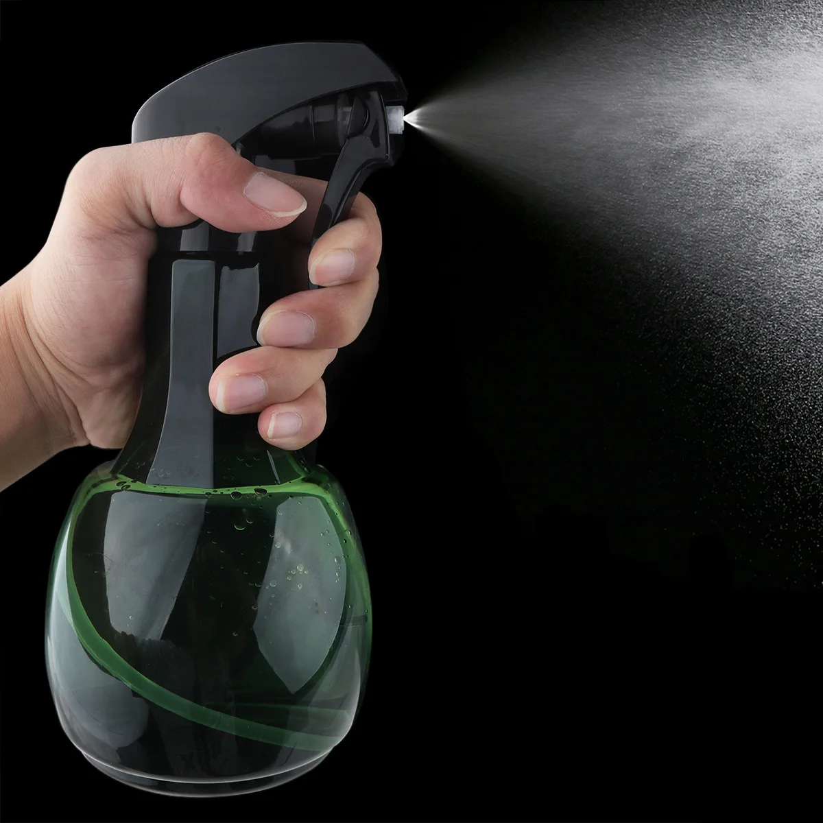리필 가능한 미세 미스트 미용 스프레이 병, 분무기, 빈 물, 전문 미용실, 헤어 스타일링 도구, 400ml, 3 색