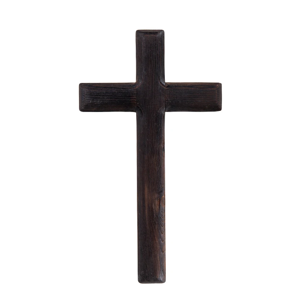 

Wall Mounted Jesus Cross Rustic Wood Cross Gift Decoration Home Weddings Party Meditation
