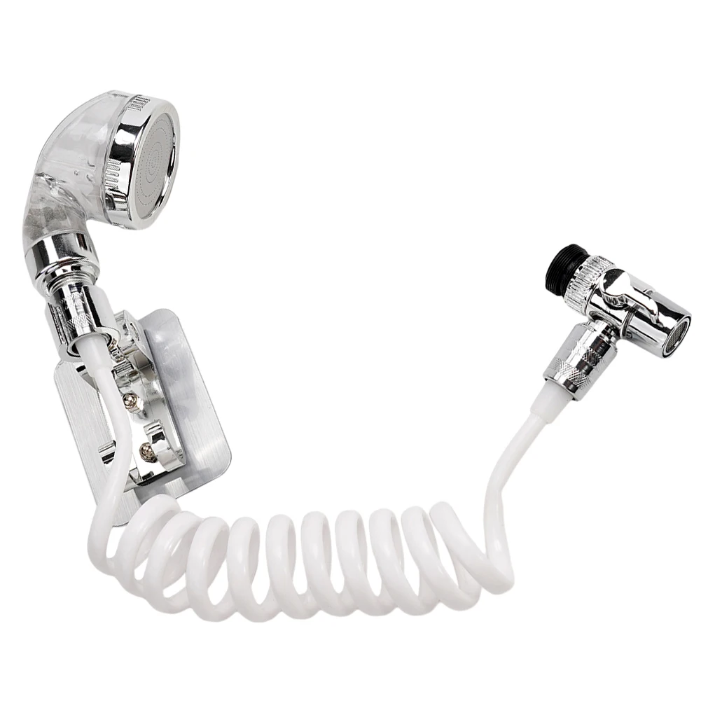 Simple Style Shampoo Artifact Shower Faucet Set Washbasin Attachment Bathroom External Faucet Sprayer Hose Nozzle 2