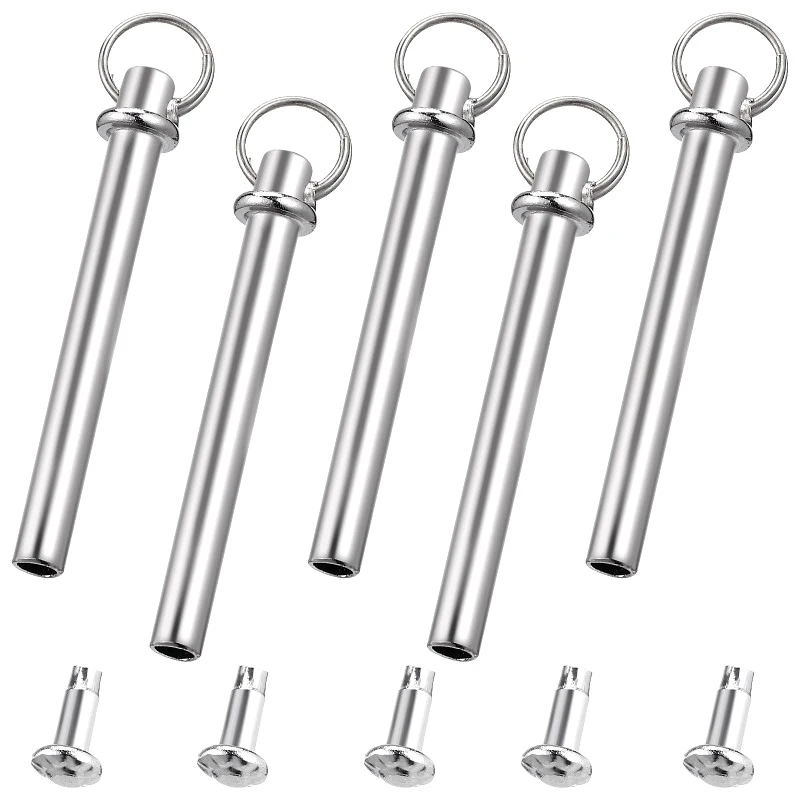 Folding fan 5 Sets fan accessories hand repairing kit pendant light metal rivets for folding accessory shaft stainless steel nut