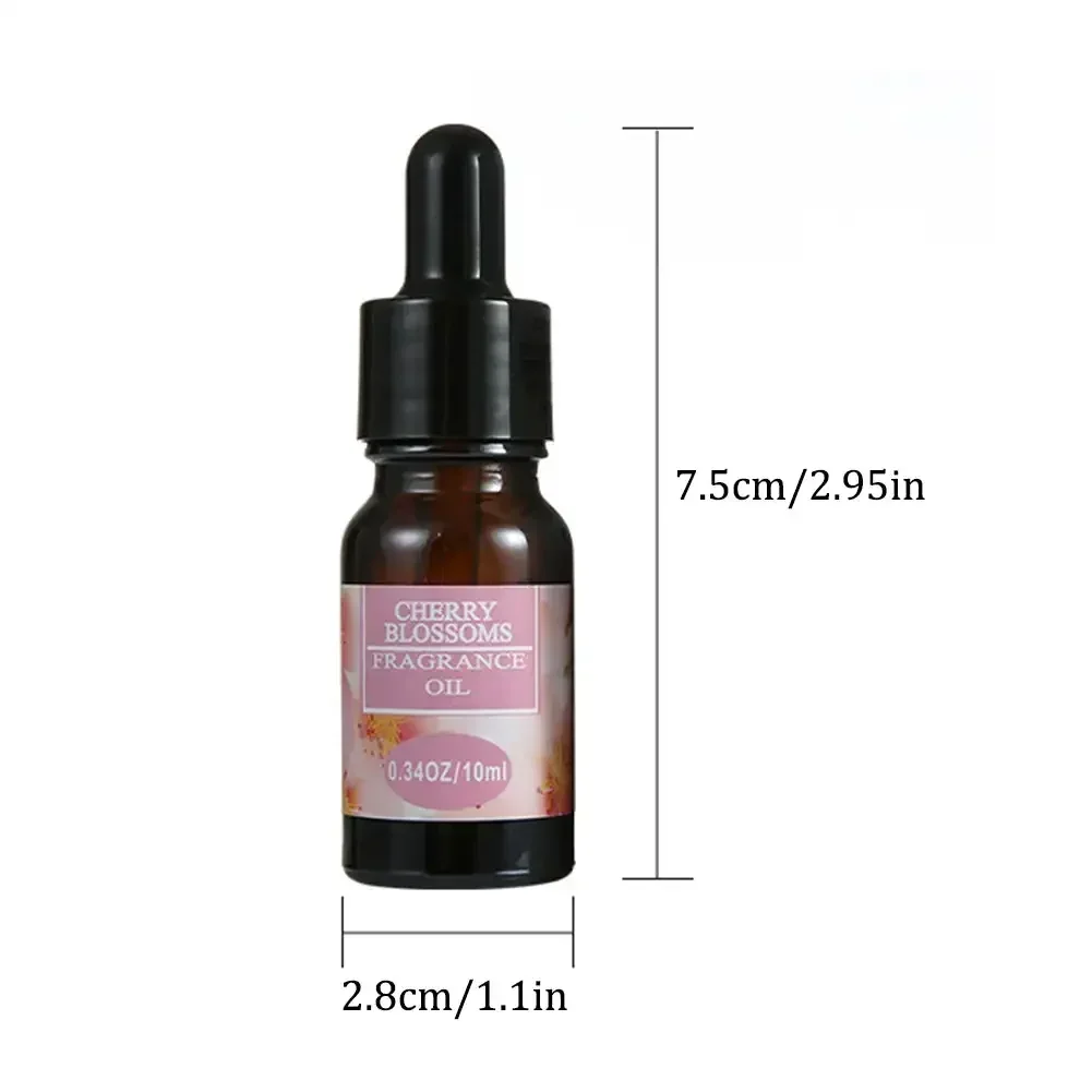 Premium 10ml Car Air Freshener Essential Oil with Dropper - Long-Lasting Auto and Home Fragrance