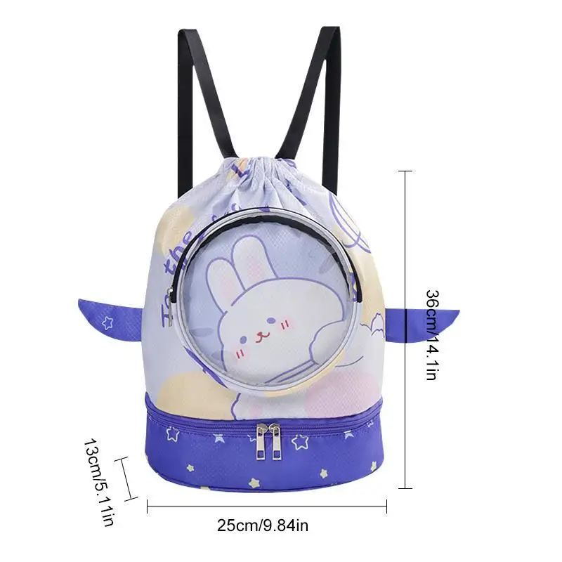 Children's Swimming Bag Wet And Dry Separation Boys And Girls Pool Waterproof Bag Beach Swimming Equipment Kids Swim Backpack
