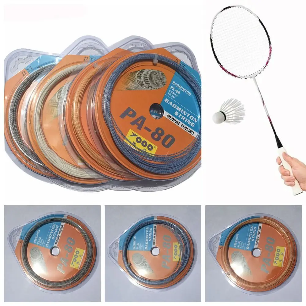 

30LBS Diameter 0.69mm Stringing Badminton Racket Line Racquet Wire Large Elastic High Pound