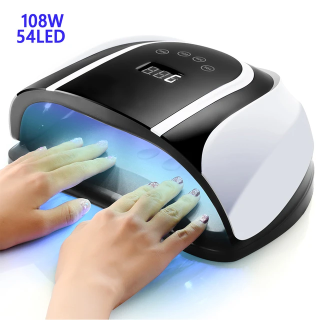 120W Nail Dryer LED Lamp UV Light Polish Gel Curing Machine Electric  Manicure
