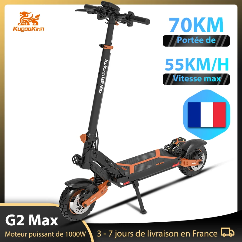 Kukirin-patinete eléctrico G2 MAX 2023, potente movilidad China