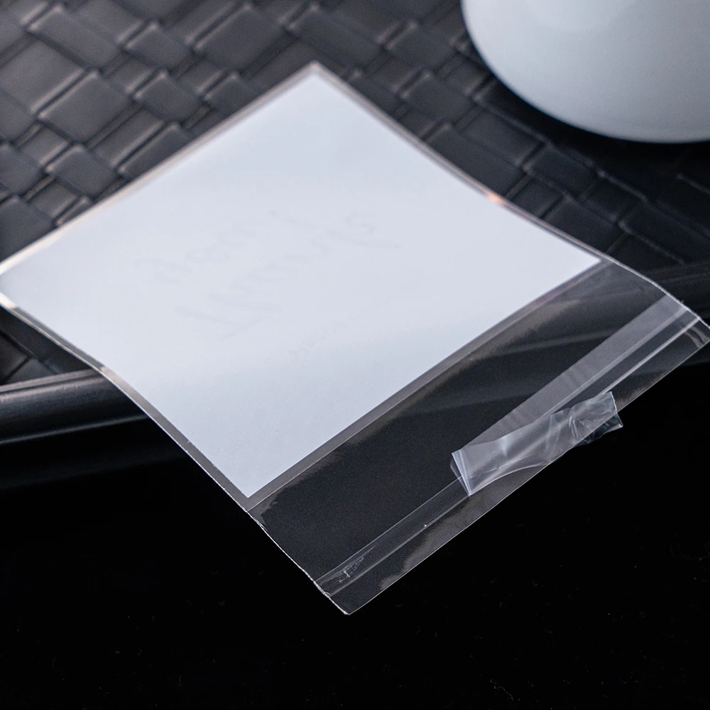 100 Stück Plastiktüte danke Keks selbst klebende Süßigkeiten Beutel für Hochzeit Geburtstags feier Geschenk Keks Backen Schmuck Verpackung – Detail 2