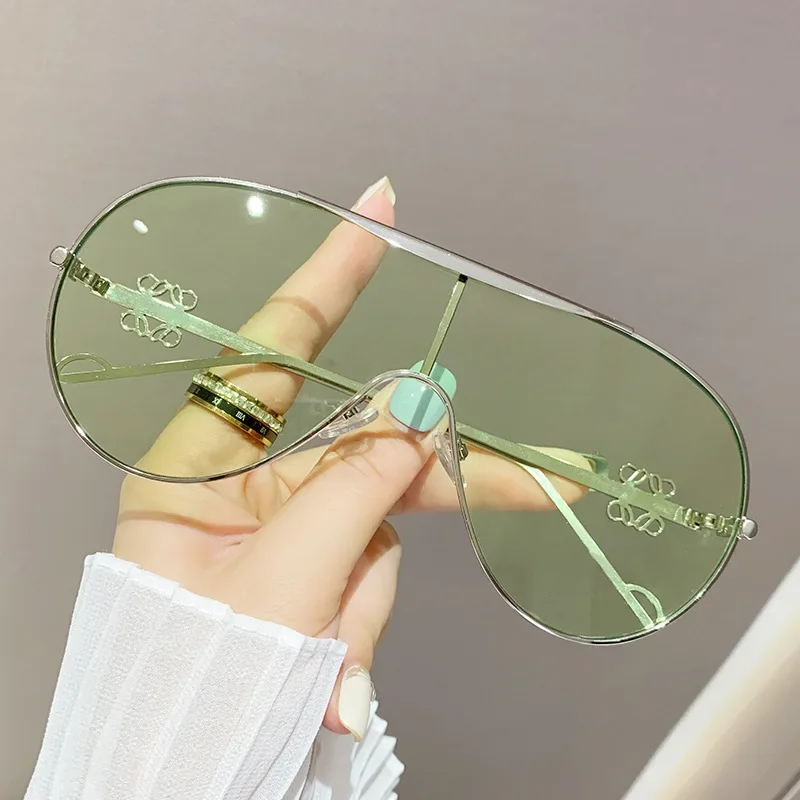 Metal one-piece sunglasses one-piece large-frame sports goggles cycling windproof sunglasses men's and women's advanced sense cycling sunglasses cycling glasses sun glasses sport sunglasses sports glasses sports goggles bicycle glasses motorcycle goggles