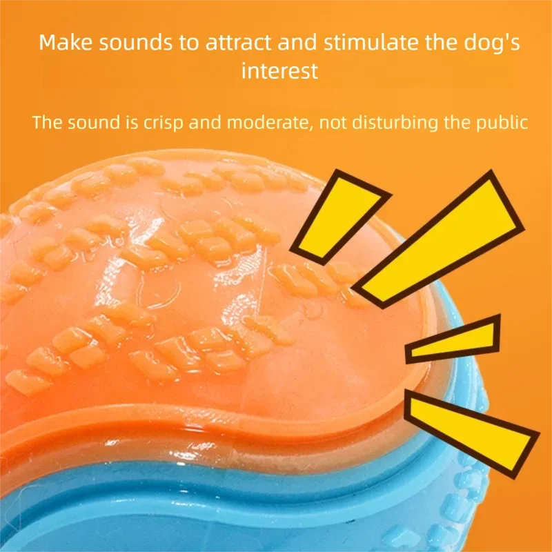 Dogs Interactive Toys Soft TPR Toys For Dog Pet Teeth Cleaning Bite Resistance Squeaky Dog Ball Toy GGWJ02_voghion.com