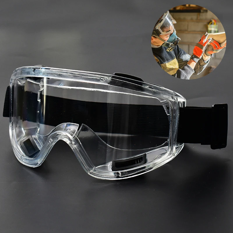 Safety Goggles Anti-Splash Dustproof Work Laboratory Glasses Eye Protection Labor Protection Safety Glasses Clear Lenses