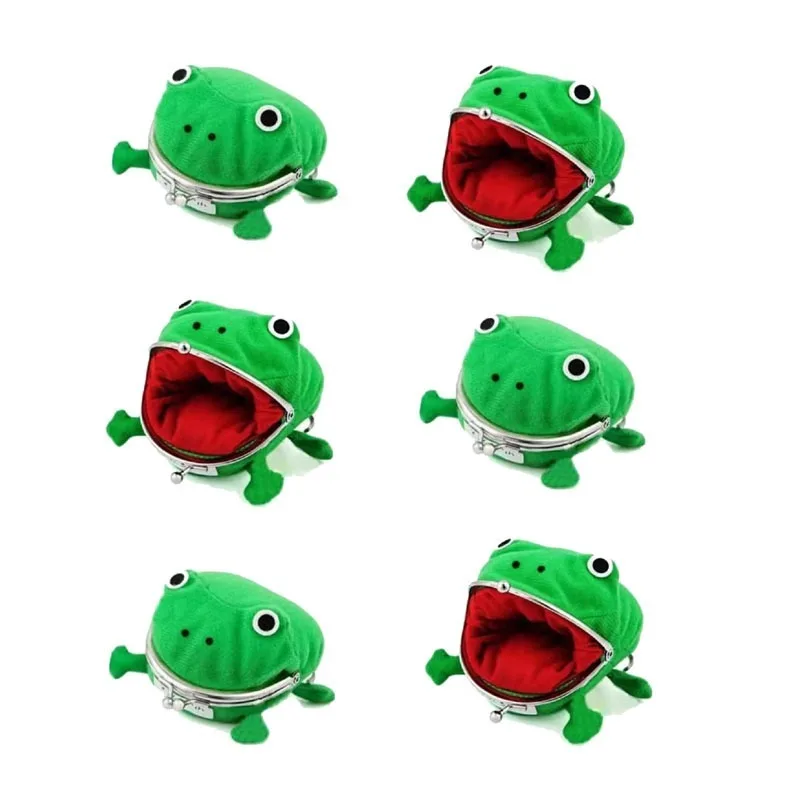 Plush Frog Coin Wallet Anime Ninja Halloween Role Playing Theme Party