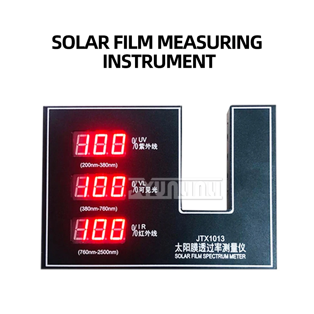 Window Tint Meter Solar Film Transmission Meter VLT UV IR Rejection Tester 850nm-1050nm