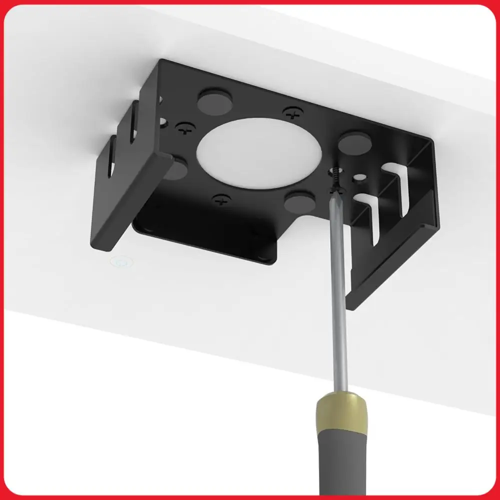 책상 아래 장착형 금속 마운트 홀더 브래킷 모니터 마운트 홀더 액세서리 (맥 미..
