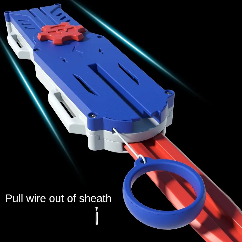 Decompression toy telescopic toy retractable sword toy Parent-child Interactive Telescopic Sword Multiplayer Battle Game