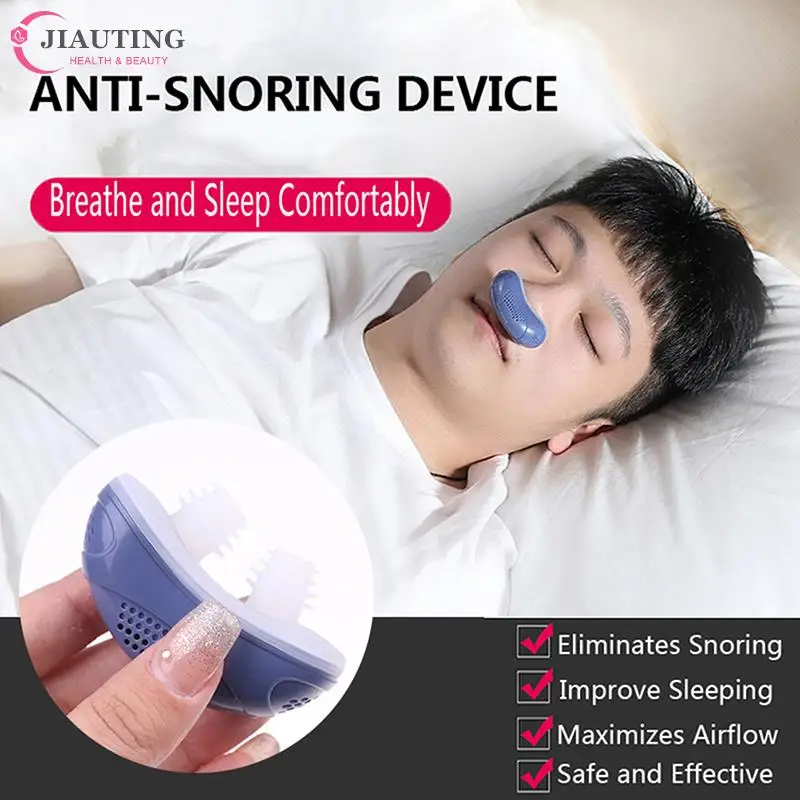 Dispositivo microeléctrico CPAP para dejar de roncar, dispositivo  antirronquidos, ayuda para dejar de roncar y dormir, 1 piezas - AliExpress