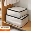 Storage Bag Clothes Large Storage Boxes for Suit Coat Quilt Clothing Multifunctional Translucent Dust-proof Organizer Bedroom 1