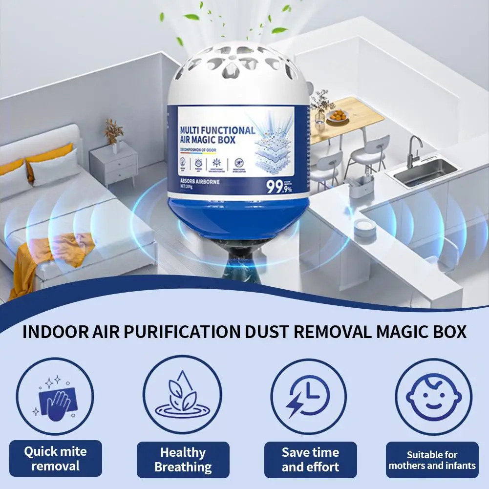 Multifunktionale Air-Magic Box Staubabscheider Haushaltsreiniger Luftreiniger Innenraum-Luftreinigung Staubentfernung Magische Box 2026 Neu – Detail 4