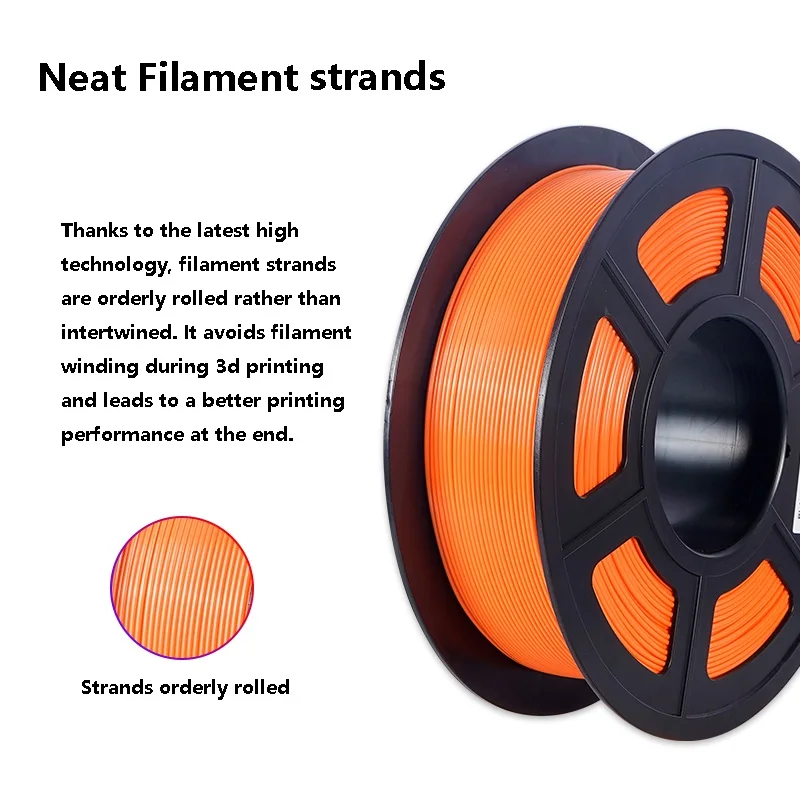 KingRoon PLA PETG TPU Filament 1.75mm 3D Printer Filament No Bubble 1KG 2.2LBS 343m Spool 3D Printing Materials for 3D Printers