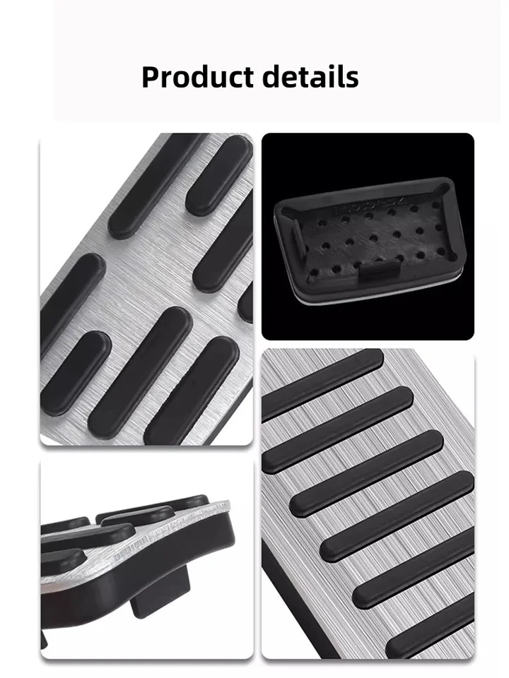 Juego De Pedales De Acero Inoxidable Para BYD Atto 3 2022-2025 – Embrague, Freno Y Acelerador