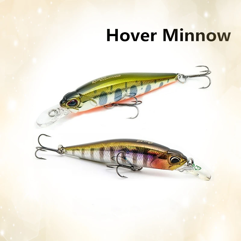 2023 New 77mm / 63mm Fishing Lure Sinking Minnow Jerkbait Hard Lures Fishing Wobbler Bass Crankbait Trout Lure Cocked Mouth Bait