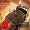 1:64 Retro Steam Rc Train Simulation High Speed Remote Control Train Parking Lot Children Boy Electric Track Toy Nostalgic Model 4