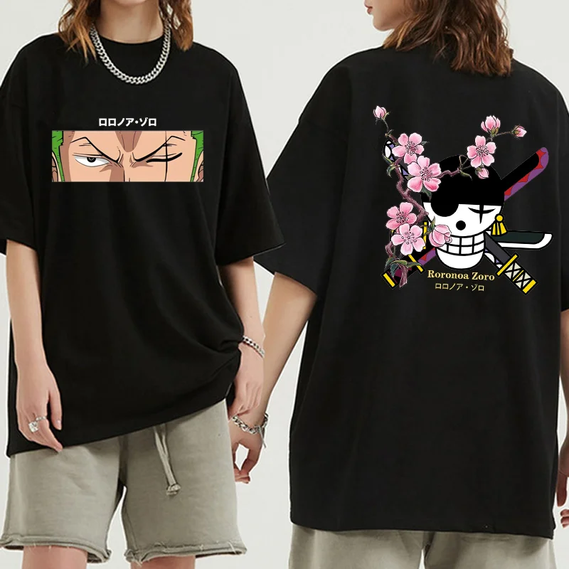 

New anime Harajuku unisex street T-shirt summer outdoor round neck loose Y2K T-shirt tops