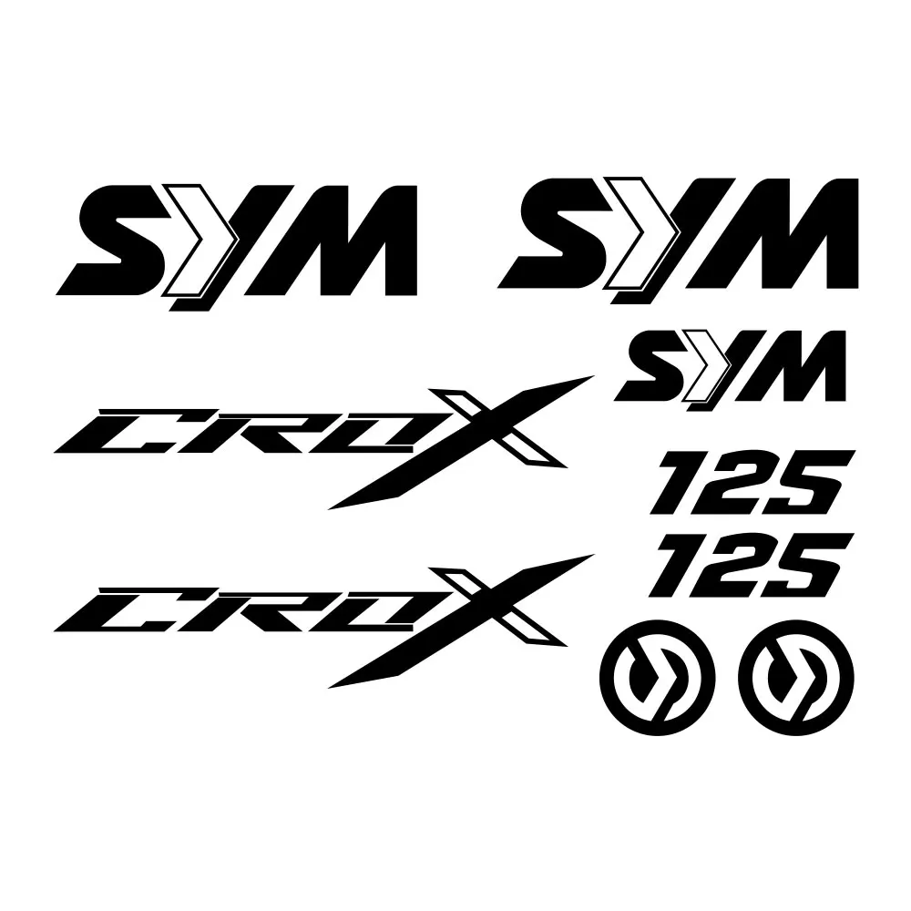 Sym Crox 125 데칼 스티커