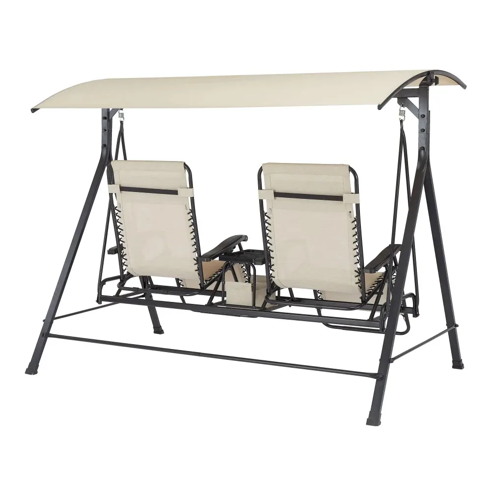 Zero-Gravity Steel Porch Swing, Multiple Colors 4