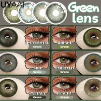 Lentilles de contact colorées UYAAI Siri Green, lentilles de maquillage PATTAYA Green, lentilles de beauté pour les pupilles, lentilles colorées cosmétiques, lentilles Colorcon Green 1