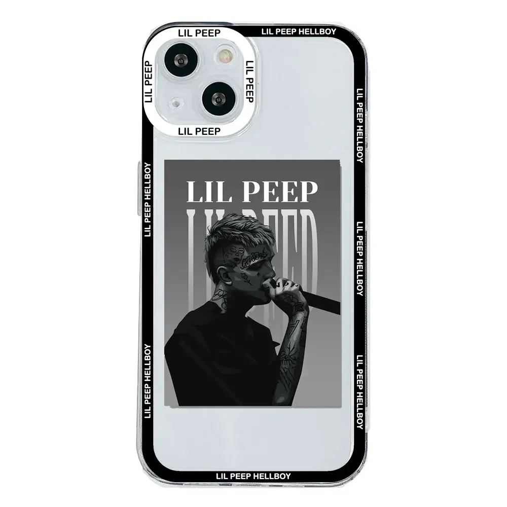 Lil Peep Hellboy Love Transparent Soft Phone Case Cover
