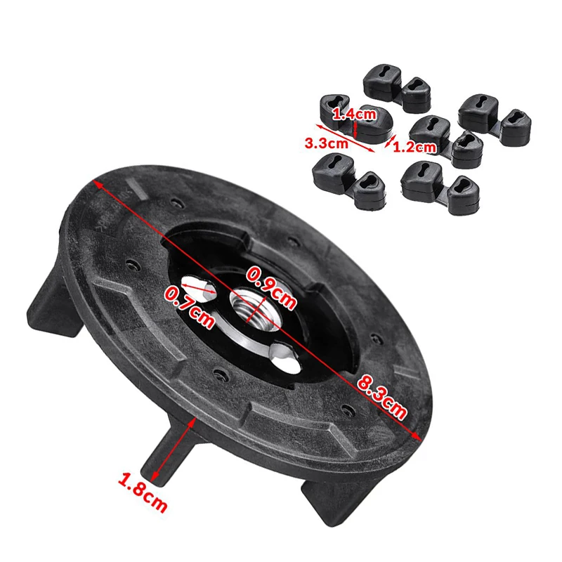 A/C Air Compressor Clutch Hub Rubber 6SEU14C 6SEU17C 7SEU17C Air-conditioning 5SE09C 5SL12C 5SEU12C ac compressor clutch hub rubber