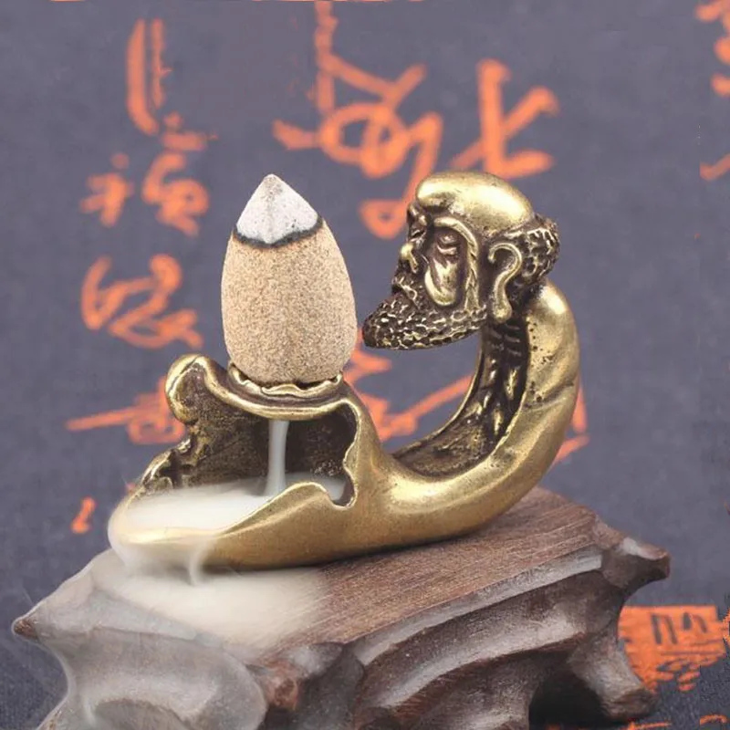 

Статуя Будды из старой бронзы ручной работы для чая, фигурка чайного питомца, сборная Dharma Patriarch