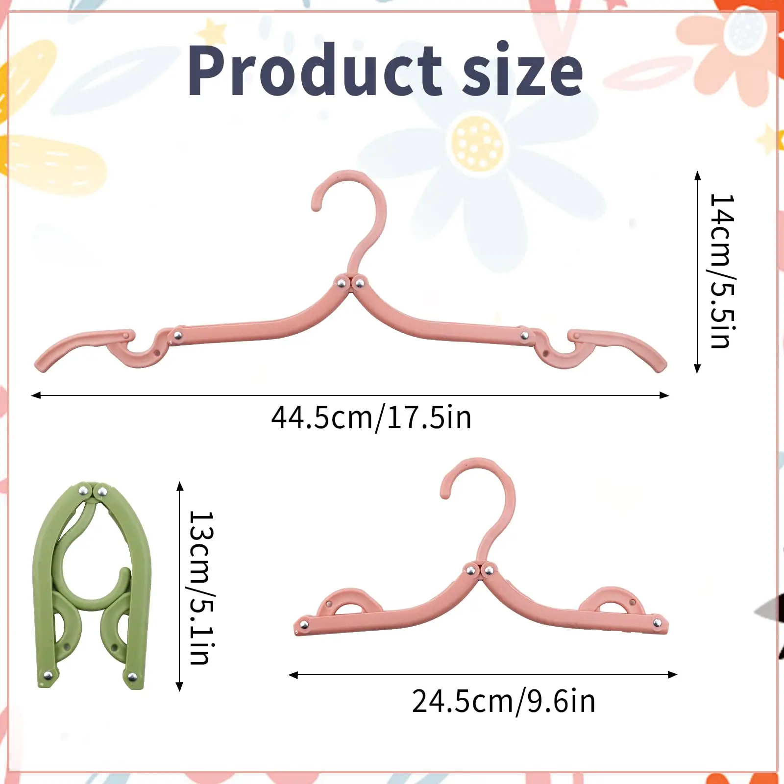 Portable Folding Clothes Hangers, Travel Accessories, Cruise Ship Essentials, Drying Rack 2