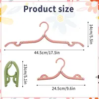 Portable Folding Clothes Hangers, Travel Accessories, Cruise Ship Essentials, Drying Rack 2