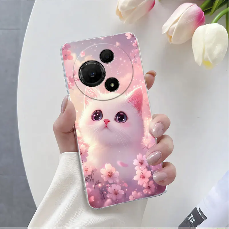 Flower Marble Clear Soft Silicone Phone Case - Enhanced Protection and Style